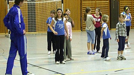 Training mit dem Deutschen Meister