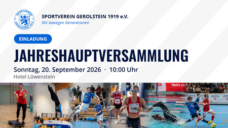 Einladung Jahreshauptversammlung 2026 Einladung Jahreshauptversammlung 2026