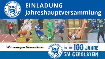 Einladung Jahreshauptversammlung