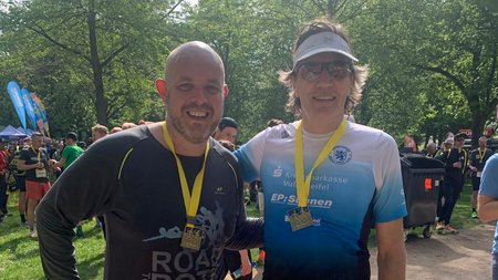 Gerolsteiner Triathleten beim Bonner Halbmarathon am Start